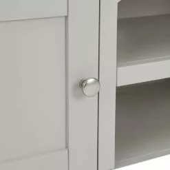 Dunelm Bromley Grey Wide TV Stand - 30645265 alt06