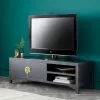 Dunelm Hanna Black Wide TV Stand 2 Dunelm Hanna Black Wide TV Stand - 30645287