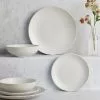 Dunelm Stoneware Natural Matte 12 Piece Dinner Set