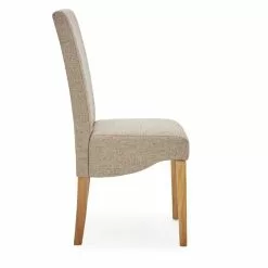 Dunelm Ethan Set Of 2 Dining Chairs Natural Boucle 12 Dunelm Ethan Set Of 2 Dining Chairs Natural Boucle - 30662742 alt04