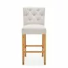 Dunelm Newbury Bar Stool Natural Linen