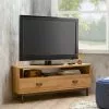 Dunelm Fulton Oak Effect Corner TV Stand