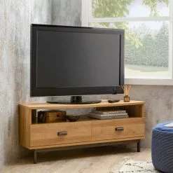 Dunelm Fulton Oak Effect Corner TV Stand