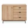 Dunelm Fulton Oak Effect Small Sideboard