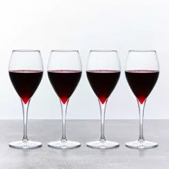 Dunelm Set Of 4 Red Wine Glasses