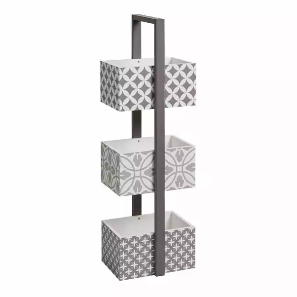 Dunelm Geo Tile 3 Tier Caddy 3 Dunelm Geo Tile 3 Tier Caddy