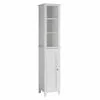 Lloyd Pascal Marble Effect Tall Cabinet - 30674712