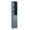 Lloyd Pascal Grey Wave Tall Cabinet - 30674713