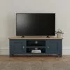 Dunelm Bromley Blue Wide TV Stand - 30685238