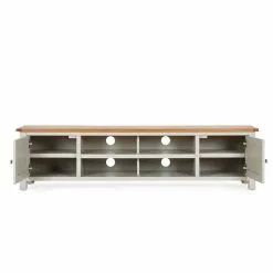 Dunelm Bromley Grey Extra Wide TV Stand - 30685245 alt03