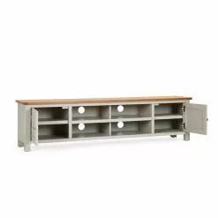 Dunelm Bromley Grey Extra Wide TV Stand - 30685245 alt04