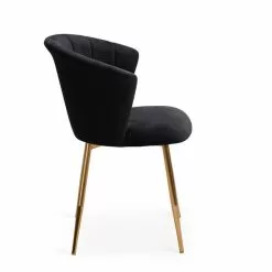 Dunelm Kendall Velvet Dining Chair - 30685279 alt03
