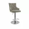 Dunelm Selena Distressed Velvet Bar Stool