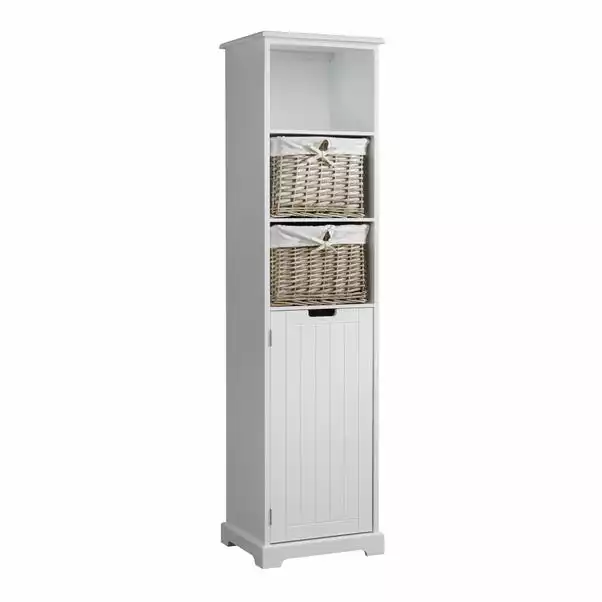 Lloyd Pascal White Willow Tall Cabinet 3 Lloyd Pascal White Willow Tall Cabinet