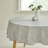 Dunelm Grey Wipe Clean Tablecloth