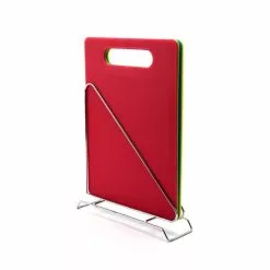 Dunelm Set Of 4 Chopping Boards With Holder