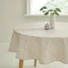 Dunelm Natural Wipe Clean Tablecloth