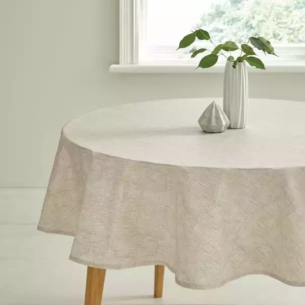 Dunelm Natural Wipe Clean Tablecloth 3 Dunelm Natural Wipe Clean Tablecloth