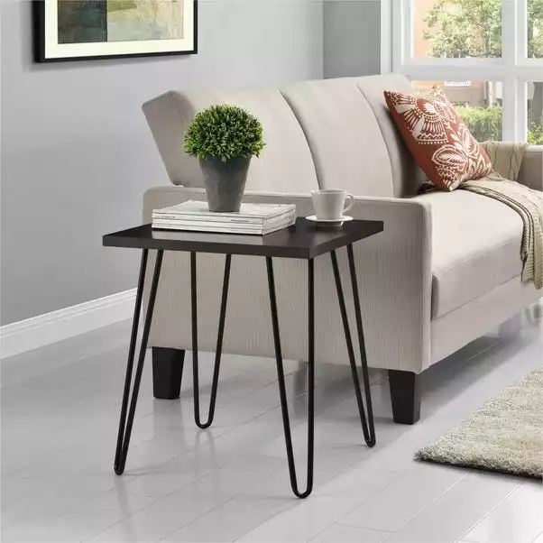 Dunelm Owen Retro Hairpin Side Table 3 Dunelm Owen Retro Hairpin Side Table