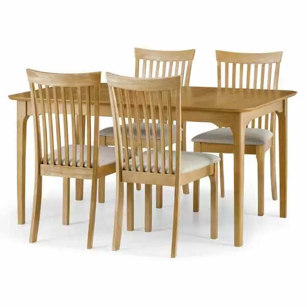 Julian Bowen Ibsen Dining Table With 4 Chairs 3 Julian Bowen Ibsen Dining Table With 4 Chairs