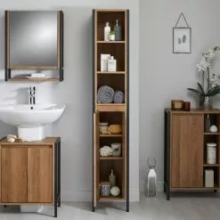 Lloyd Pascal Industrial Tall Cabinet