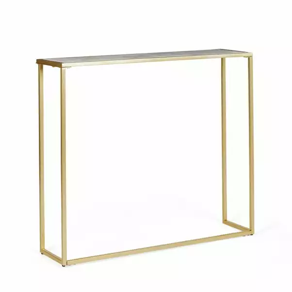 Dunelm Sullivan Gold Effect Slim Console Radiator Cover 6 Dunelm Sullivan Gold Effect Slim Console Radiator Cover - Image 4