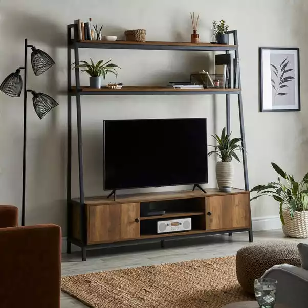 Dunelm Fulton Ladder Shelf TV Stand 3 Dunelm Fulton Ladder Shelf TV Stand