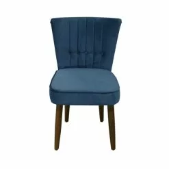Dunelm Isla Velvet Dining Chair - 30713369 alt02