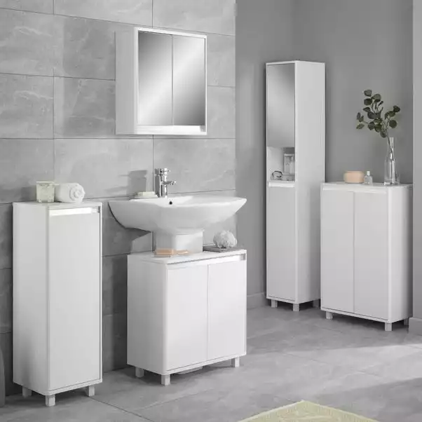 Lloyd Pascal Vienna White Under Sink Unit With Reversible 4 In 1 Colour Bar 6 Lloyd Pascal Vienna White Under Sink Unit With Reversible 4 In 1 Colour Bar - Image 4