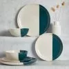 Dunelm Elements Dipped Teal 12 Piece Dinner Set 2 Dunelm Elements Dipped Teal 12 Piece Dinner Set - 30717902