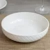 Dunelm Quilted White Porcelain Pasta Bowl 2 Dunelm Quilted White Porcelain Pasta Bowl - 30718222
