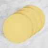 Dunelm Set Of 4 Painted Wooden Round Placemats - 30718255