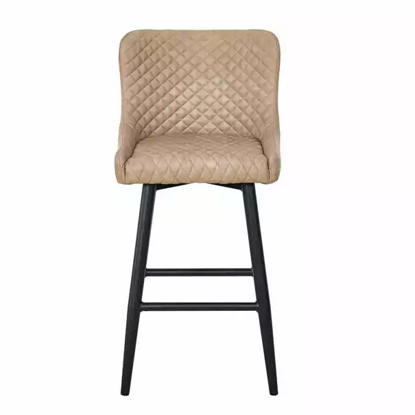 Dunelm Montreal Faux Leather Bar Stool 4 Dunelm Montreal Faux Leather Bar Stool - Image 2