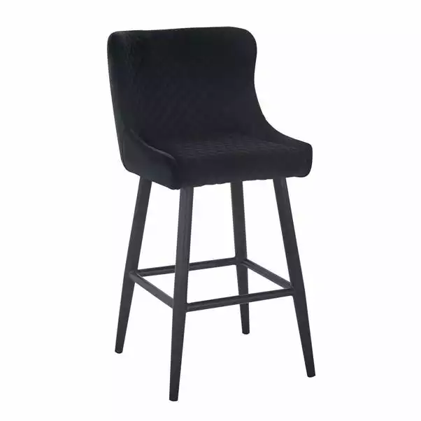 Dunelm Montreal Velvet Bar Stool 3 Dunelm Montreal Velvet Bar Stool