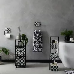 Dunelm Geo Tile Monochrome Caddy 13 Dunelm Geo Tile Monochrome Caddy - 30727567 alt09