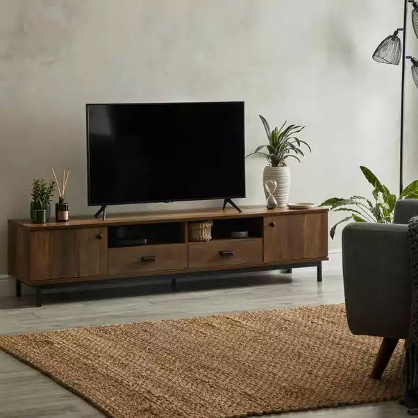 Dunelm Fulton Pine Extra Wide TV Unit 3 Dunelm Fulton Pine Extra Wide TV Unit