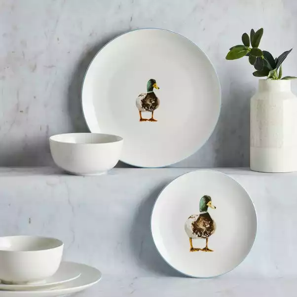 Dunelm Homestead Duck 12 Piece Dinner Set 3 Dunelm Homestead Duck 12 Piece Dinner Set