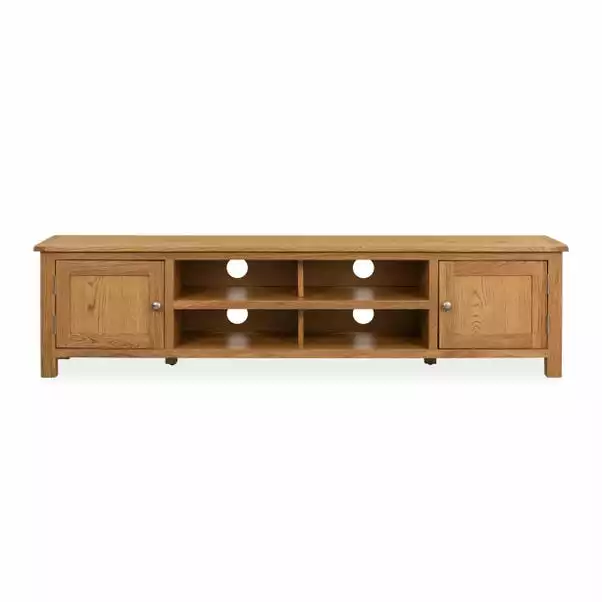 Dunelm Bromley Extra Wide Oak TV Unit 4 Dunelm Bromley Extra Wide Oak TV Unit - Image 2
