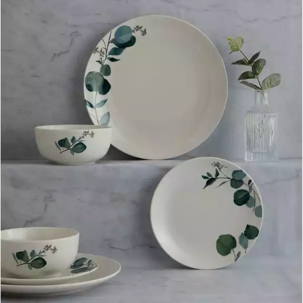 Dunelm Eucalyptus 12 Piece Dinner Set 3 Dunelm Eucalyptus 12 Piece Dinner Set