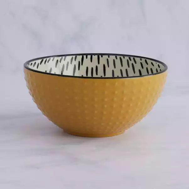 Dunelm Global Ochre 12 Piece Dinner Set 7 Dunelm Global Ochre 12 Piece Dinner Set - Image 5