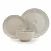 Dunelm Hearts Grey 12 Piece Dinner Set