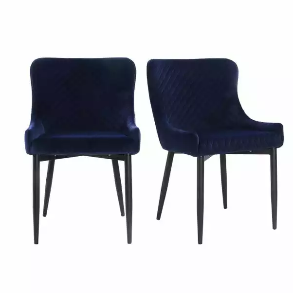 Dunelm Montreal Set Of 2 Velvet Dining Chairs 3 Dunelm Montreal Set Of 2 Velvet Dining Chairs