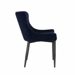 Dunelm Montreal Set Of 2 Velvet Dining Chairs 12 Dunelm Montreal Set Of 2 Velvet Dining Chairs - 30744776 alt04