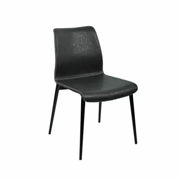 Dunelm Venice Faux Leather Dining Chair 4 Dunelm Venice Faux Leather Dining Chair - Image 2