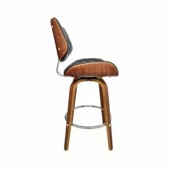 Dunelm Remy Faux Leather Bar Stool - 30746363 alt03
