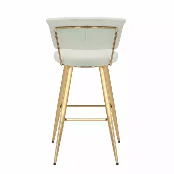 Dunelm Kendall Velvet Bar Stool 7 Dunelm Kendall Velvet Bar Stool - Image 5