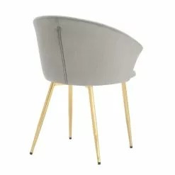 Dunelm Kendall Velvet Carver Dining Chair - 30746400 alt04