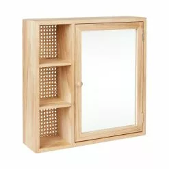 Dunelm French Cane Mirror Cabinet - 30747348 alt02
