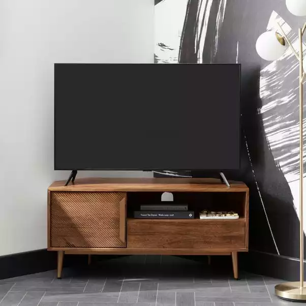 Dunelm Anya Corner TV Unit 2 Dunelm Anya Corner TV Unit