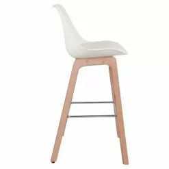 Dunelm Erik Bar Stool With White Back 11 Dunelm Erik Bar Stool With White Back - 30747699 alt03